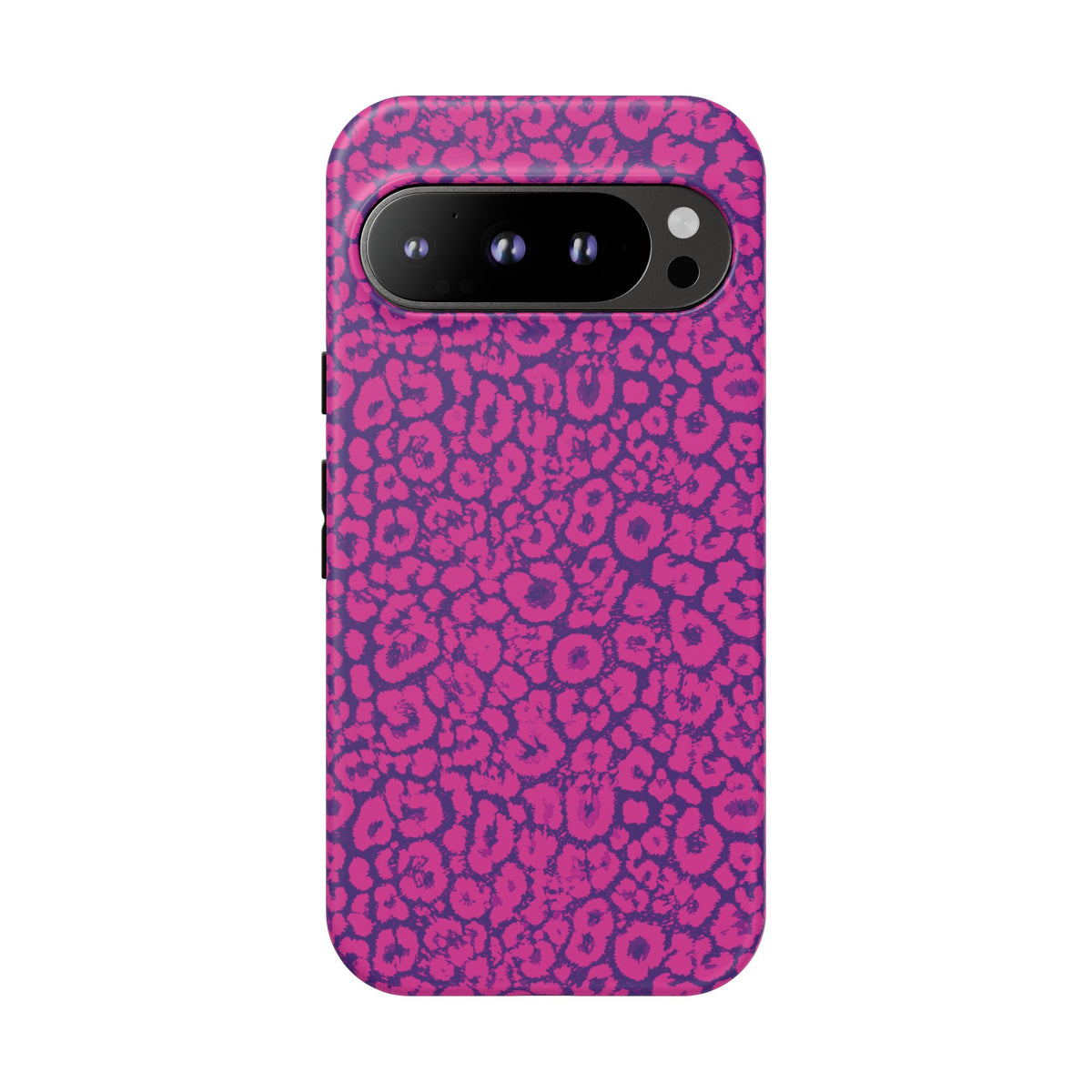 Pink Purple Leopard Tough Phone Case iPhone, Galaxy and Google Pixel