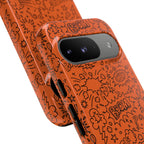Wow Orange Tough Case for iPhone, Galaxy, or Google Pixel