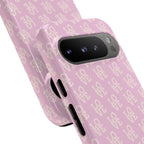 Pink 'LOVE' Pattern Tough Phone Case