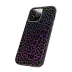 Colorful Leopard Tough Phone Case for iPhone, Galaxy, or Google Pixel