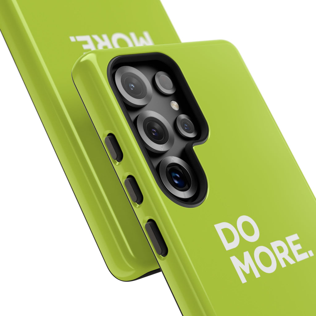 Do More (Neon Yellow) Tough Phone Case for iPhone, Galaxy or Google Pixel