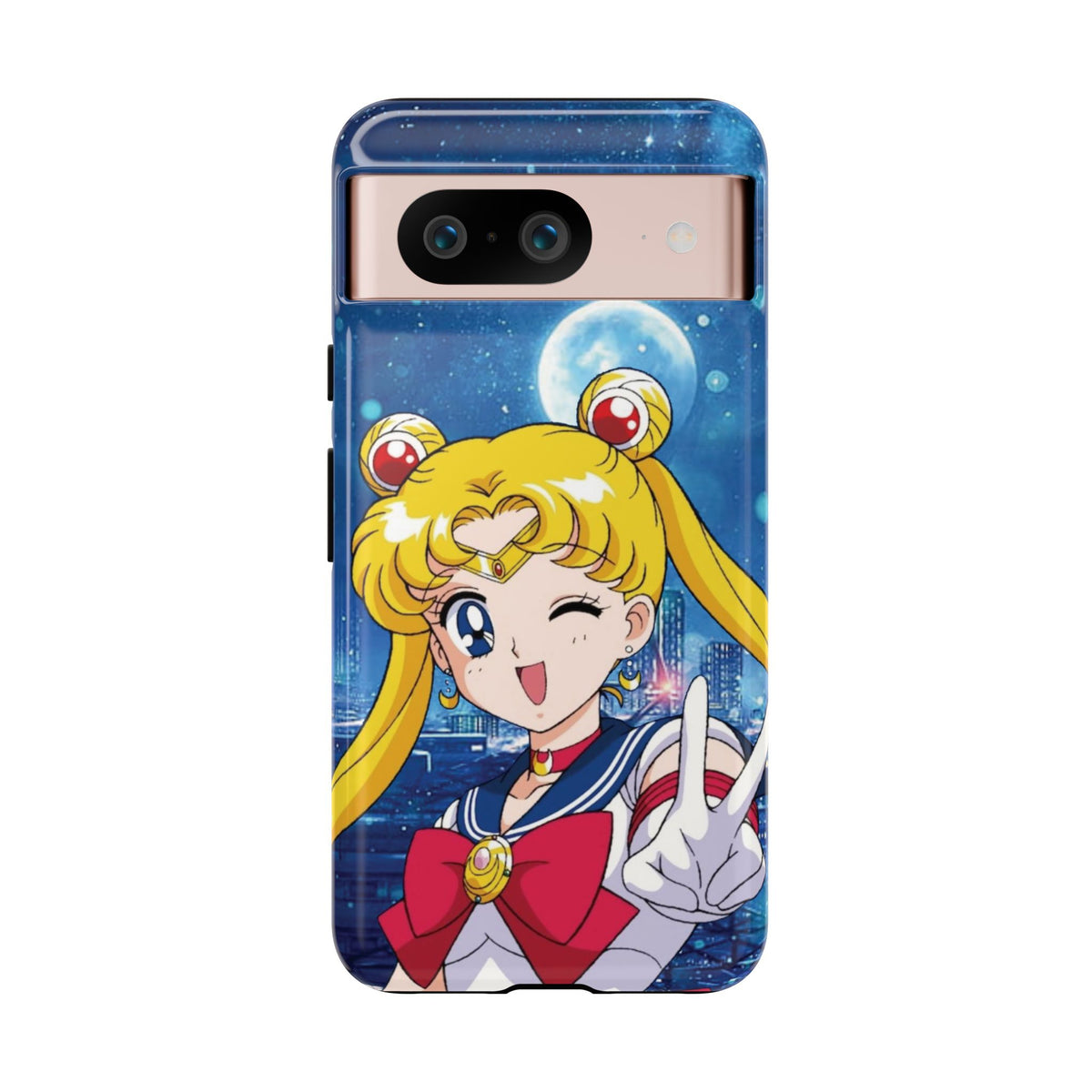 Blue S Moon Tough Case for iPhone, Galaxy, or Google Pixel