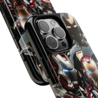 Iron Man Tough Phone Case for iPhone, Galaxy, or Google Pixel