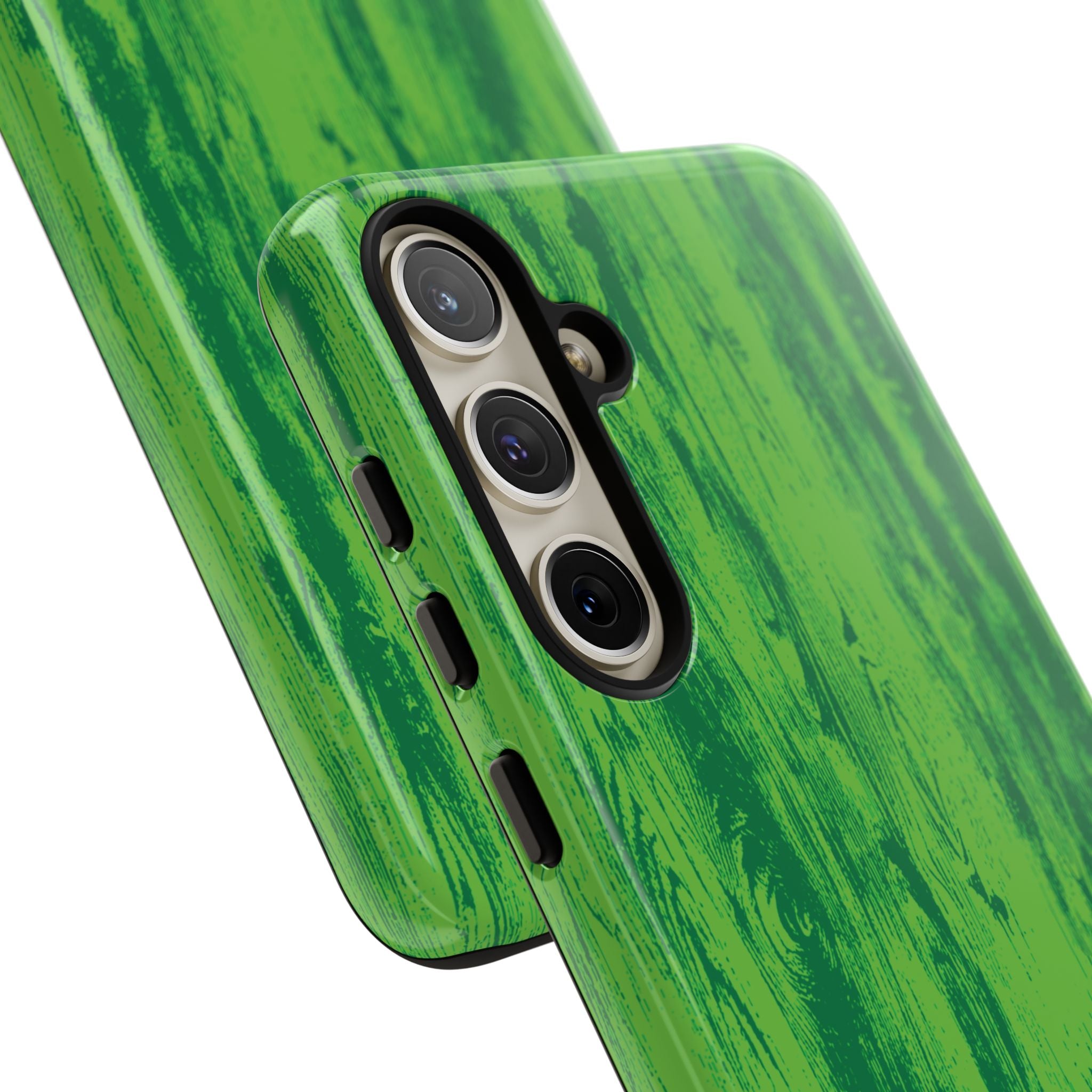 Neon Green Wood Tough Phone Case iPhone, Galaxy, or Google Pixel
