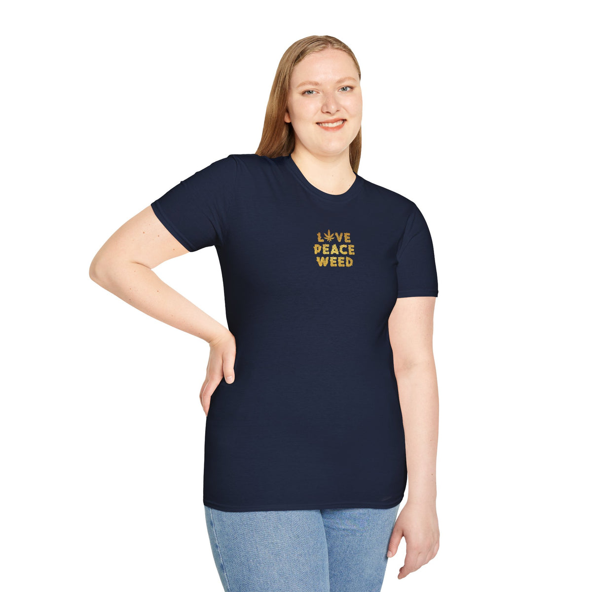 Love Peace W** Unisex Softstyle T-Shirt