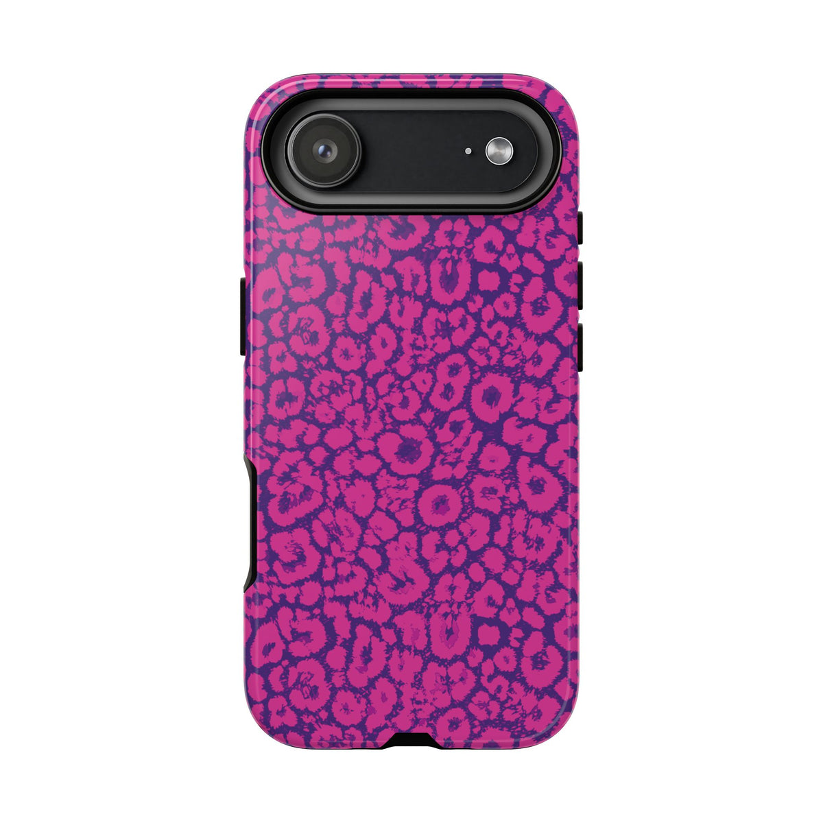 Pink Purple Leopard Tough Phone Case iPhone, Galaxy and Google Pixel