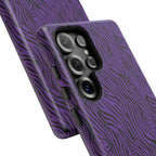 Purple Zebra Tough Phone Case for iPhone, Galaxy, or Google Pixel