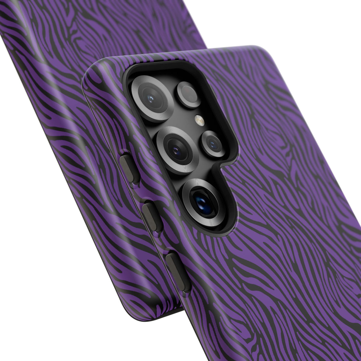 Purple Zebra Tough Phone Case for iPhone, Galaxy, or Google Pixel