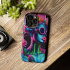 Neon Androgen Cactus Flower Tough Phone Case for iPhone, Galaxy, or Google Pixel