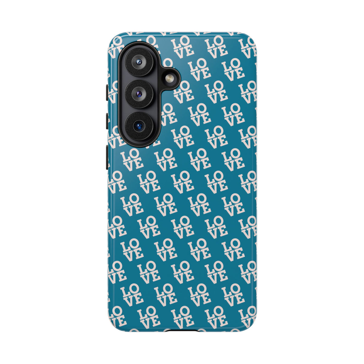 LOVE Teal Green Tough Phone Case iPhone, Galaxy, or Google Pixel