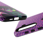 Purple Pink Leopard Kz iPhone, Galaxy and Google Tough Cases