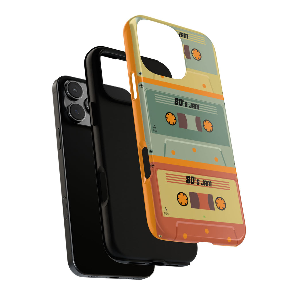 Retro 80's Jam RG Tough Phone Case for iPhone, Galaxy, or Google PIXEL