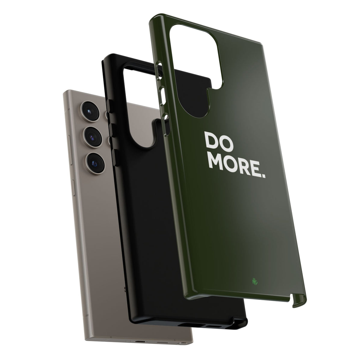 Olive Green Do More Tough Phone Case for iPhone, Galaxy, or Google Pixel