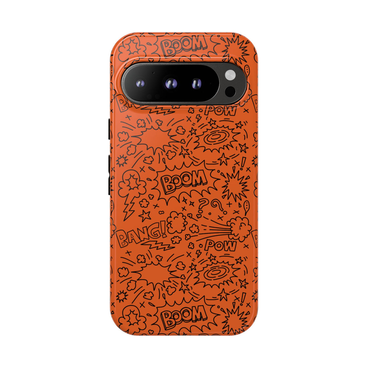 Wow Orange Tough Case for iPhone, Galaxy, or Google Pixel