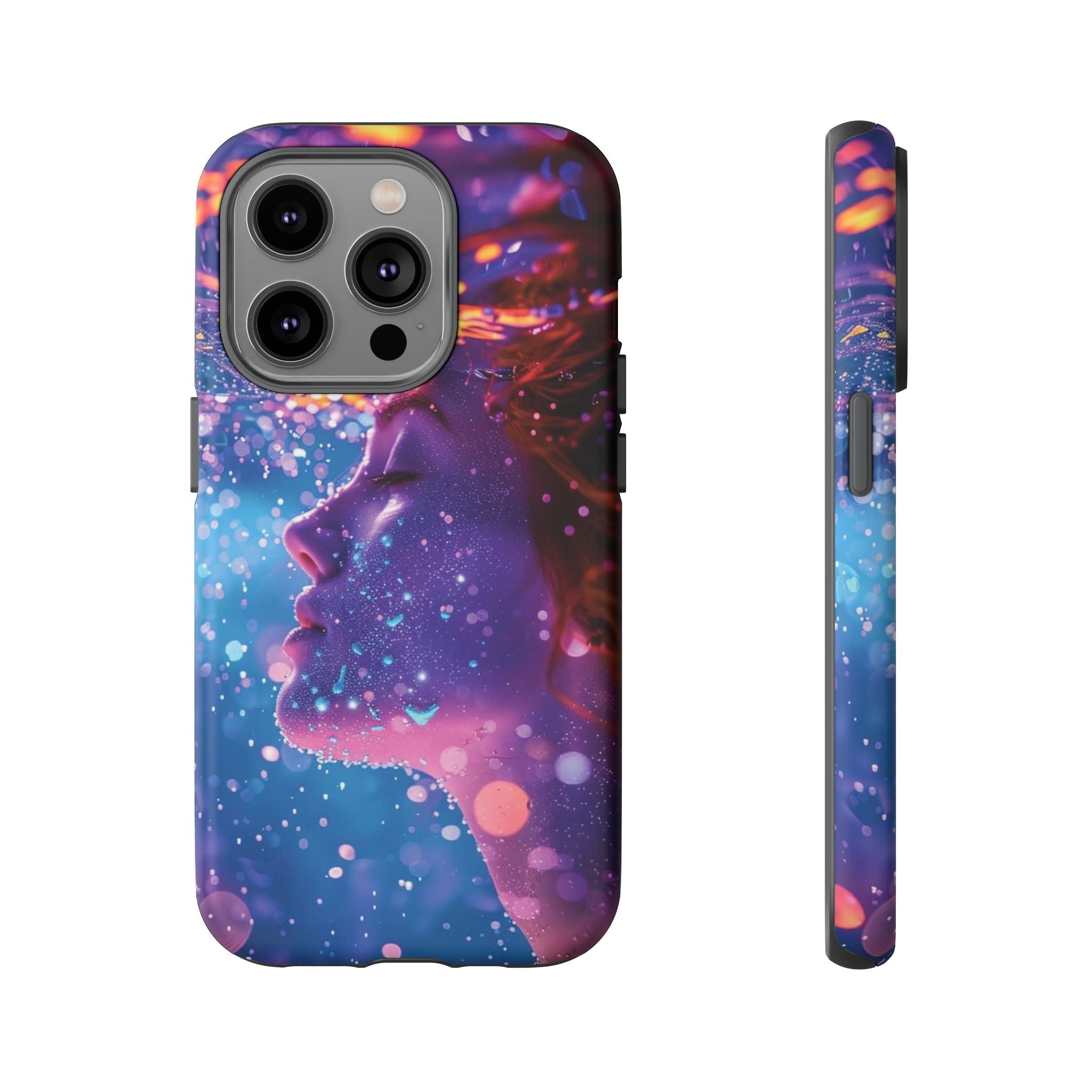 Meditating Underwater Tough Phone Case for iPhone, Galaxy, or Google Pixel