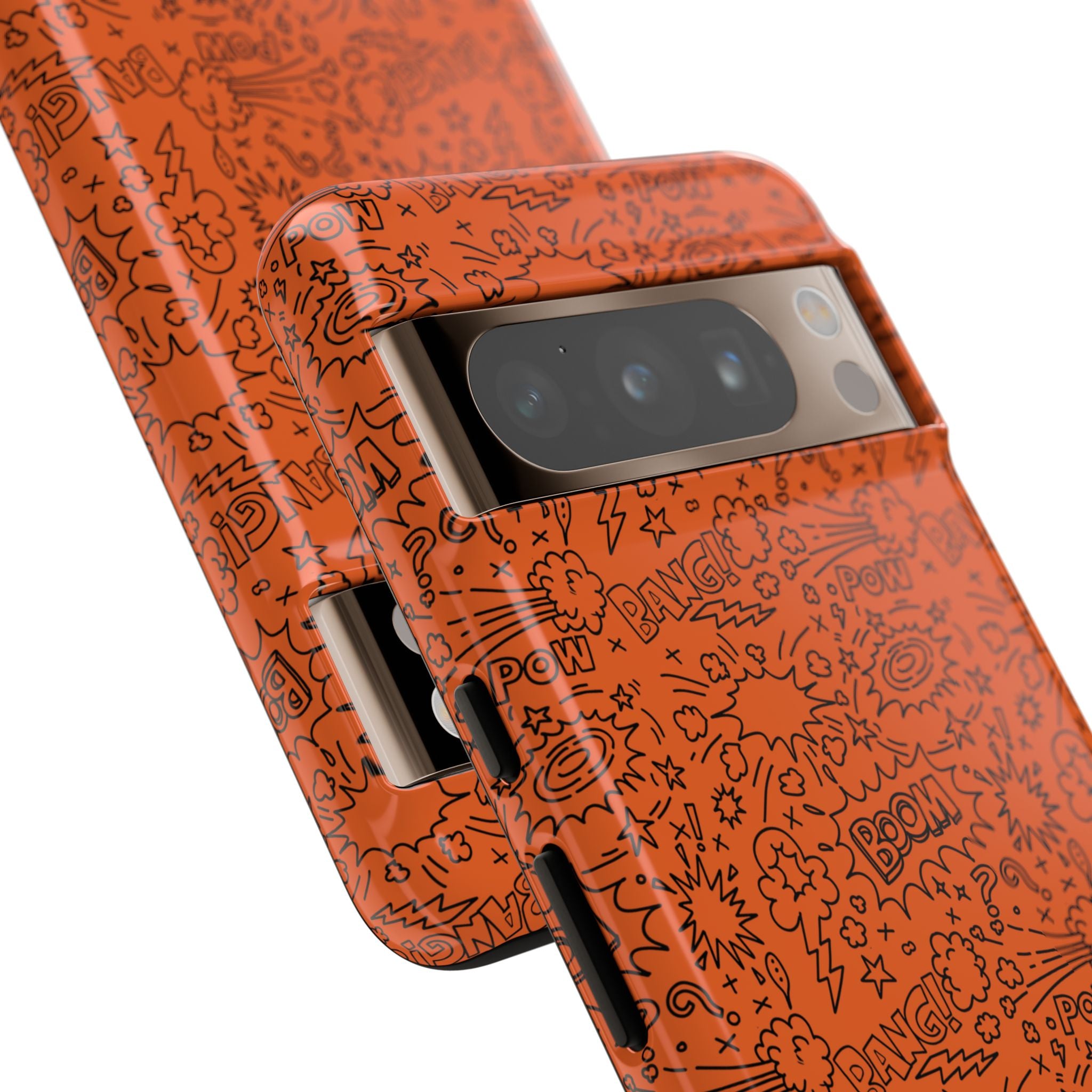 Wow Orange Tough Case for iPhone, Galaxy, or Google Pixel