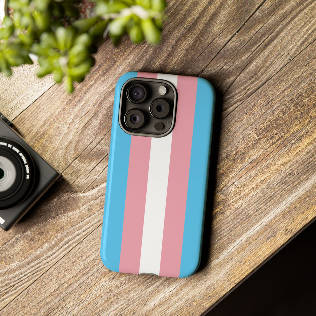 Trans Colors Tough Phone Case for iPhone, Galaxy, or Google Pixel