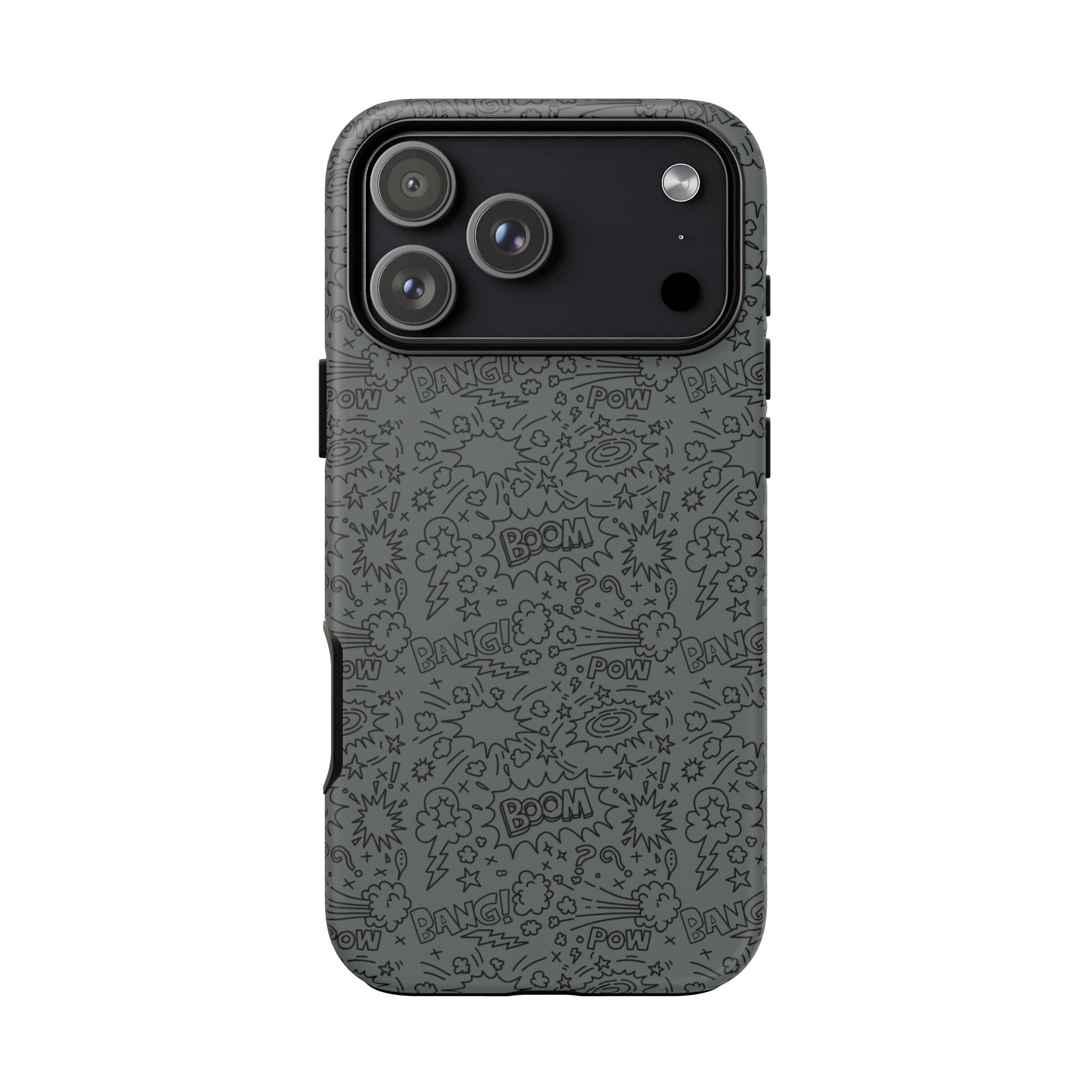 POW BOOM Comics style Tough Phone Case for iPhone, Galaxy, or Google Pixel