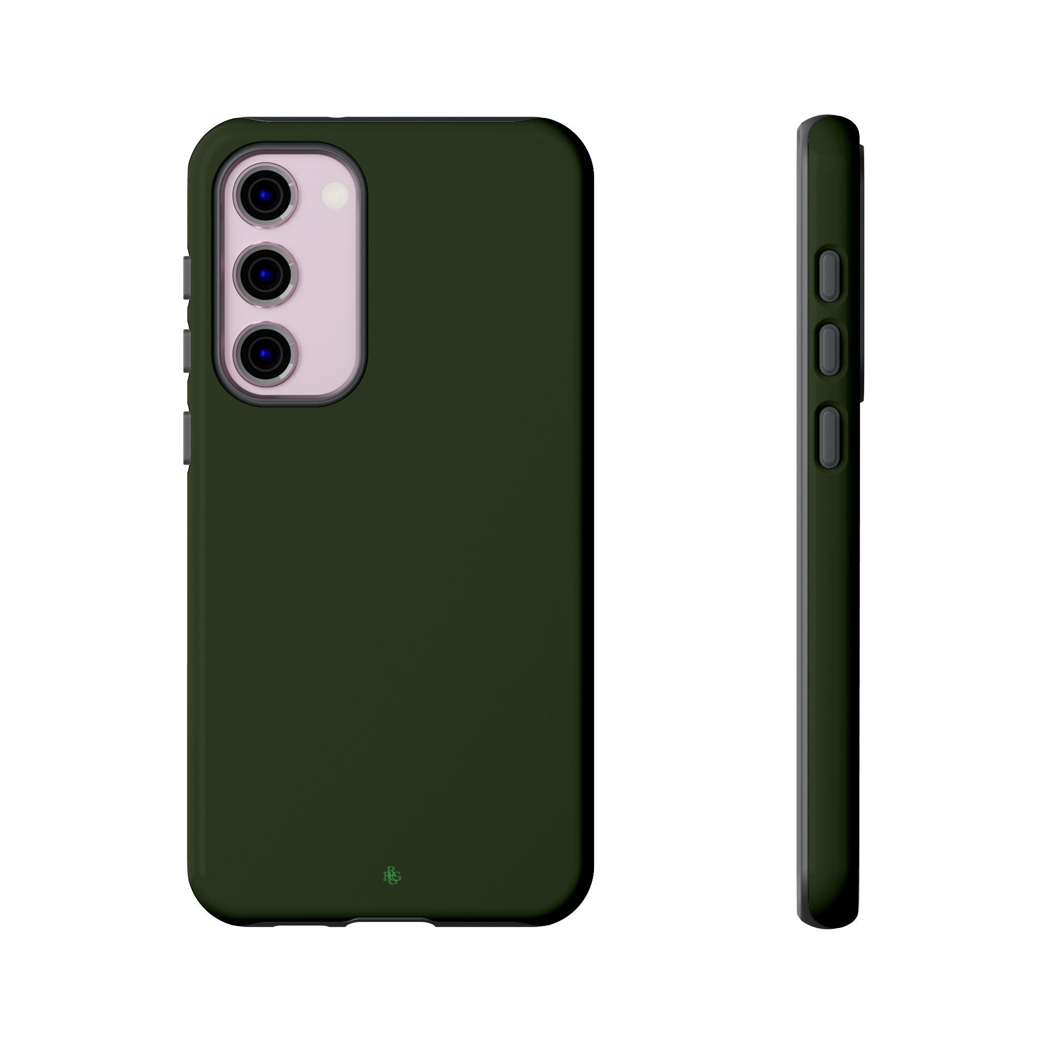 Olive Green Tough Phone Case for iPhone, Galaxy and Google Pixel