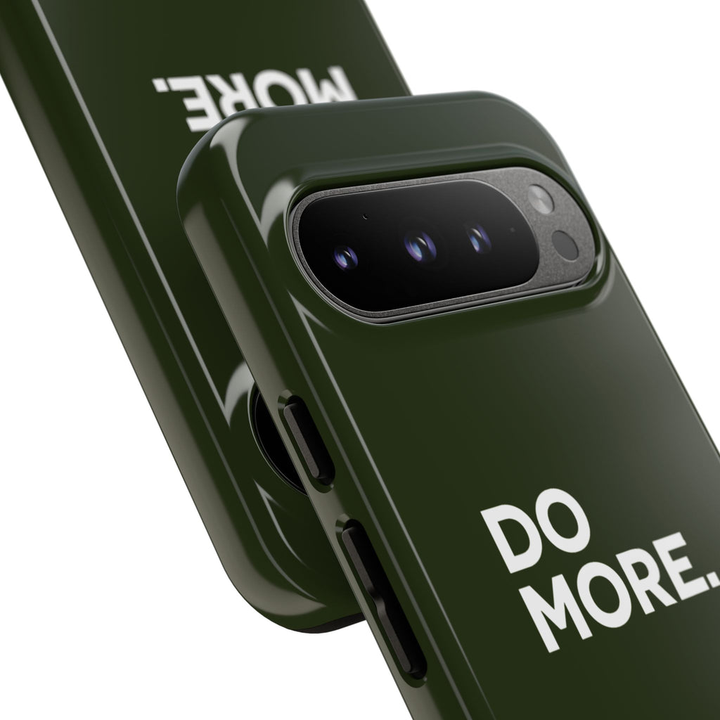 Olive Green Do More Tough Phone Case for iPhone, Galaxy, or Google Pixel