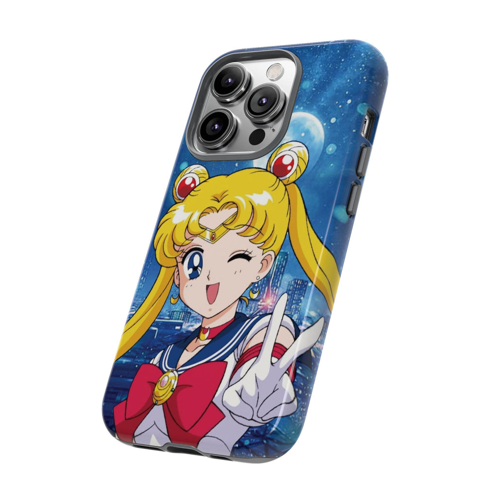 Blue S Moon Tough Case for iPhone, Galaxy, or Google Pixel
