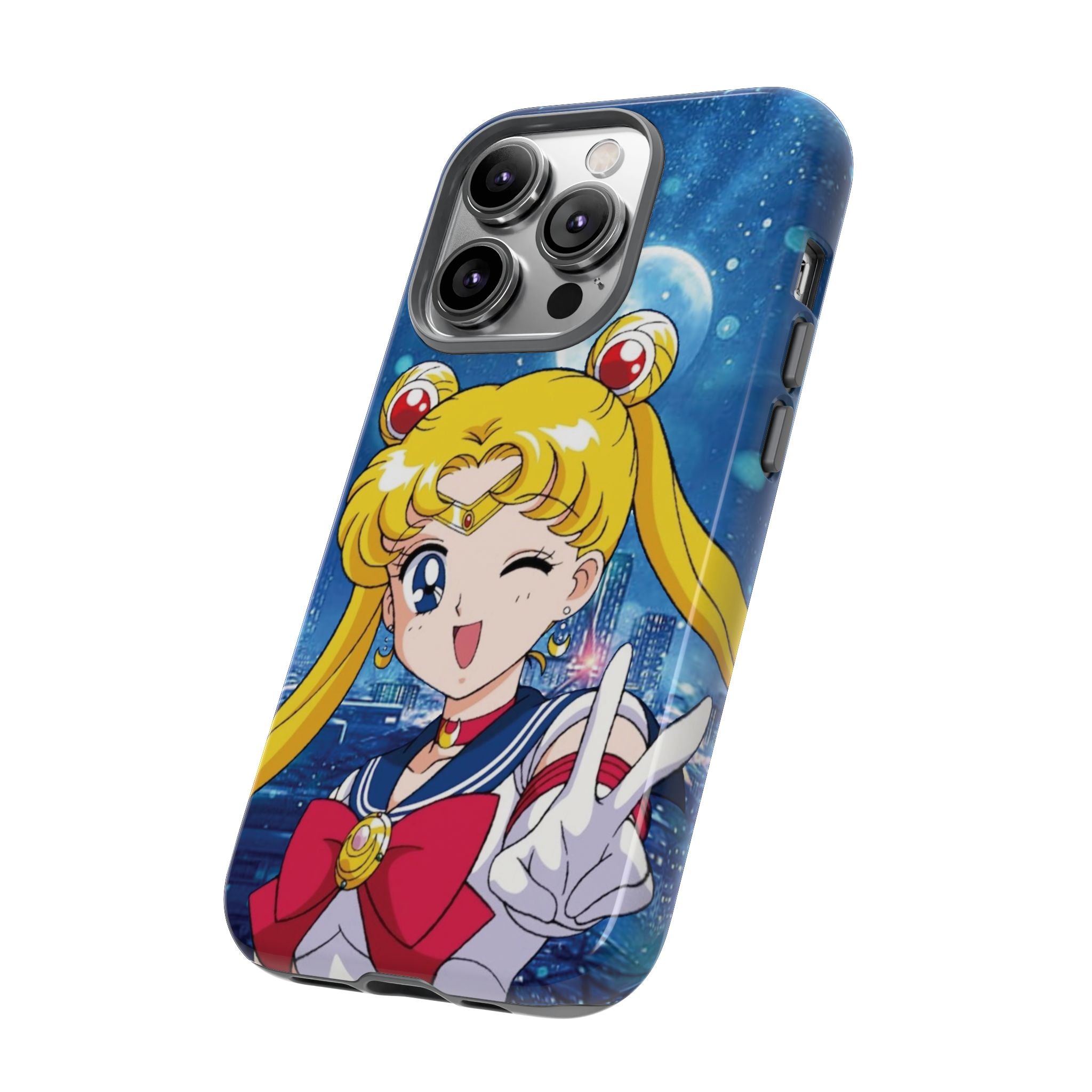 Blue S Moon Tough Case for iPhone, Galaxy, or Google Pixel