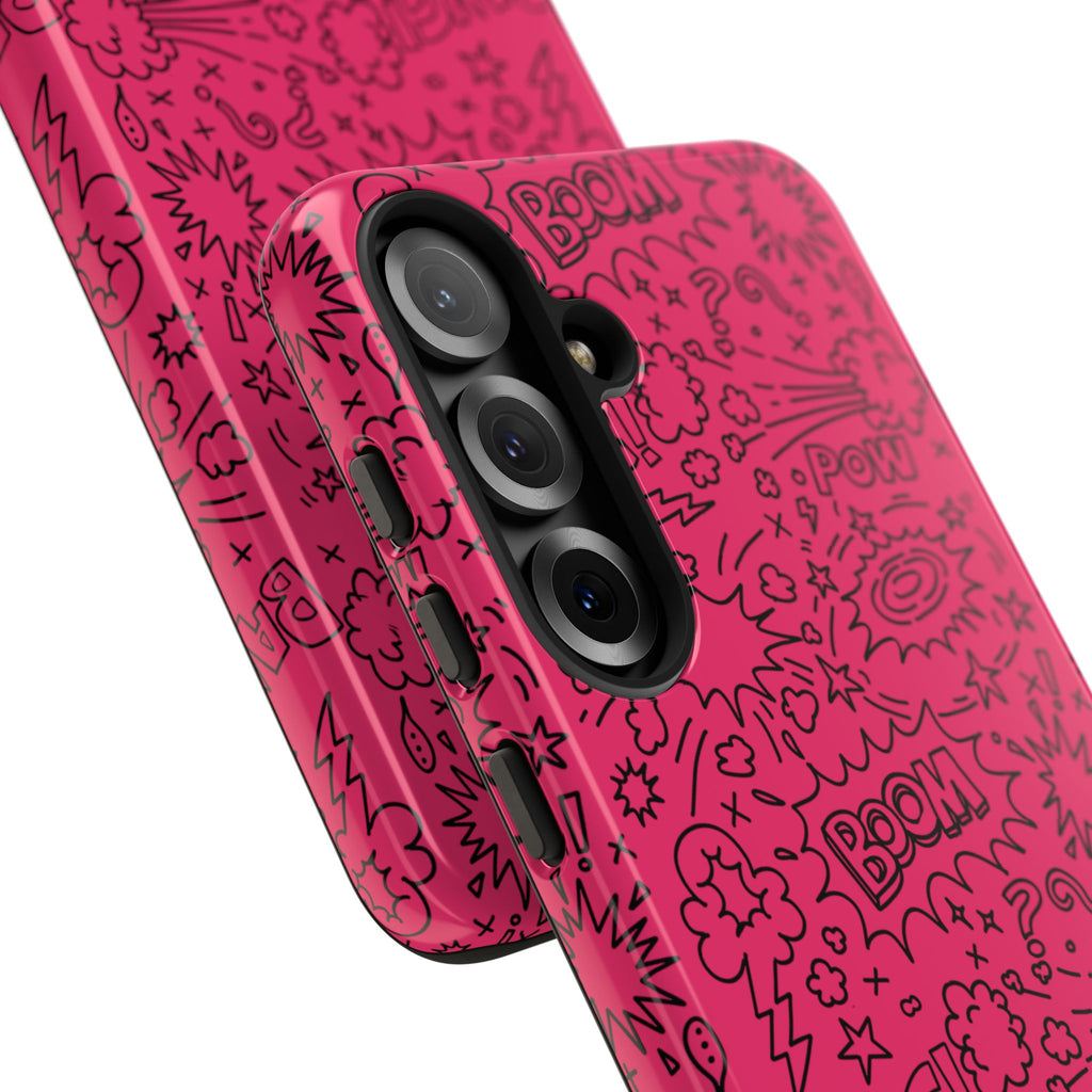 Boom Wow Tough Case for iPhone, Galaxy, or Google Pixel
