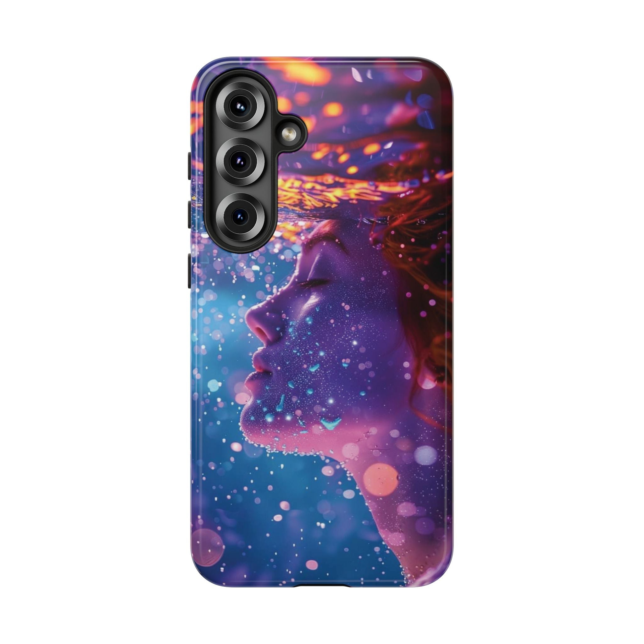 Meditating Underwater Tough Phone Case for iPhone, Galaxy, or Google Pixel