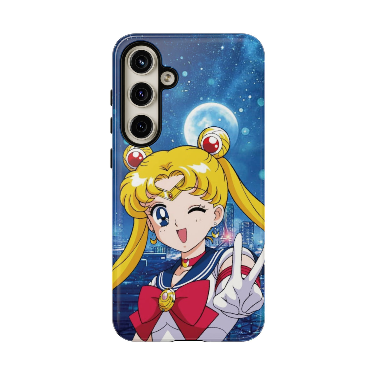 Blue S Moon Tough Case for iPhone, Galaxy, or Google Pixel