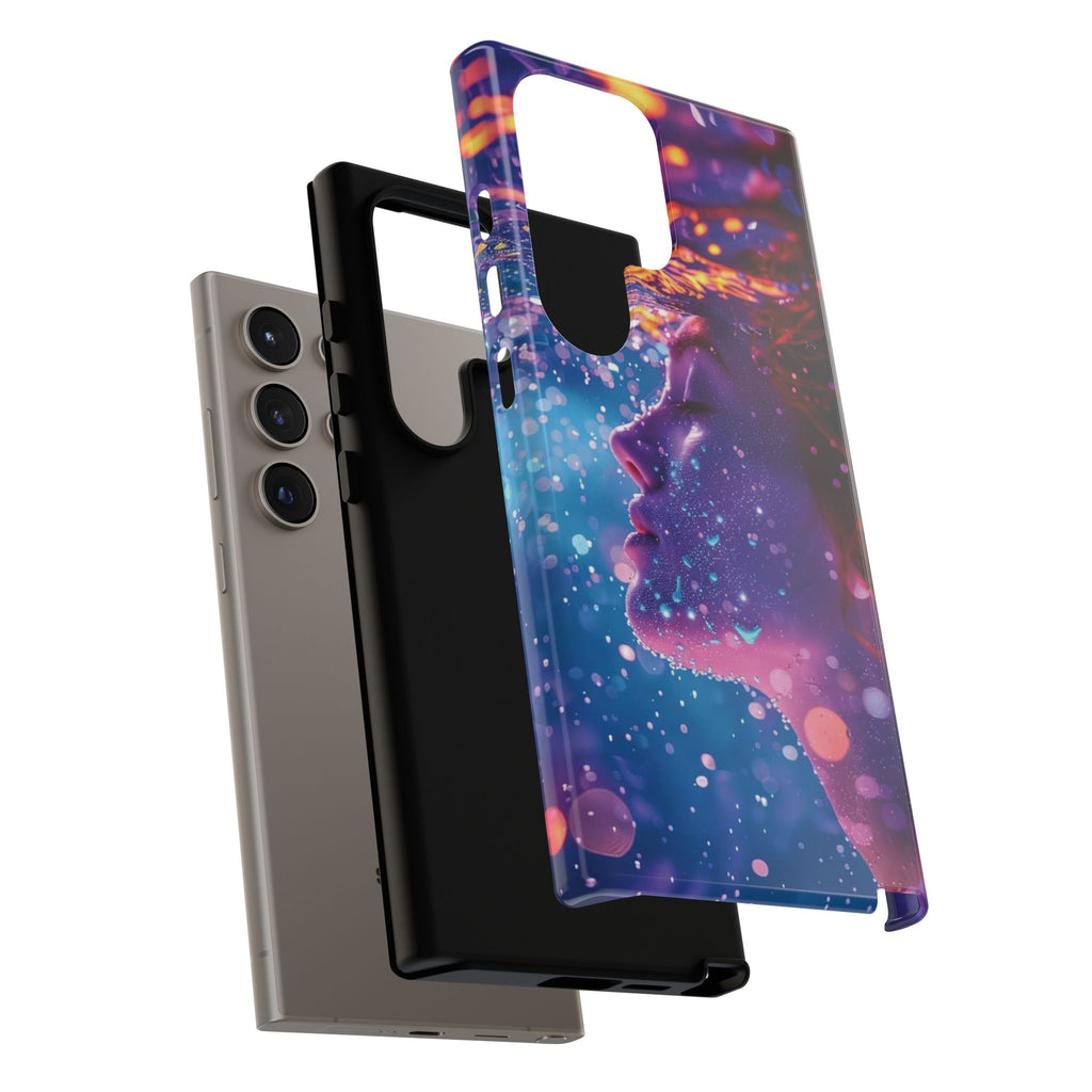 Meditating Underwater Tough Phone Case for iPhone, Galaxy, or Google Pixel