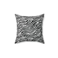 Zebra Animal Print Spun Polyester Square PILLOW