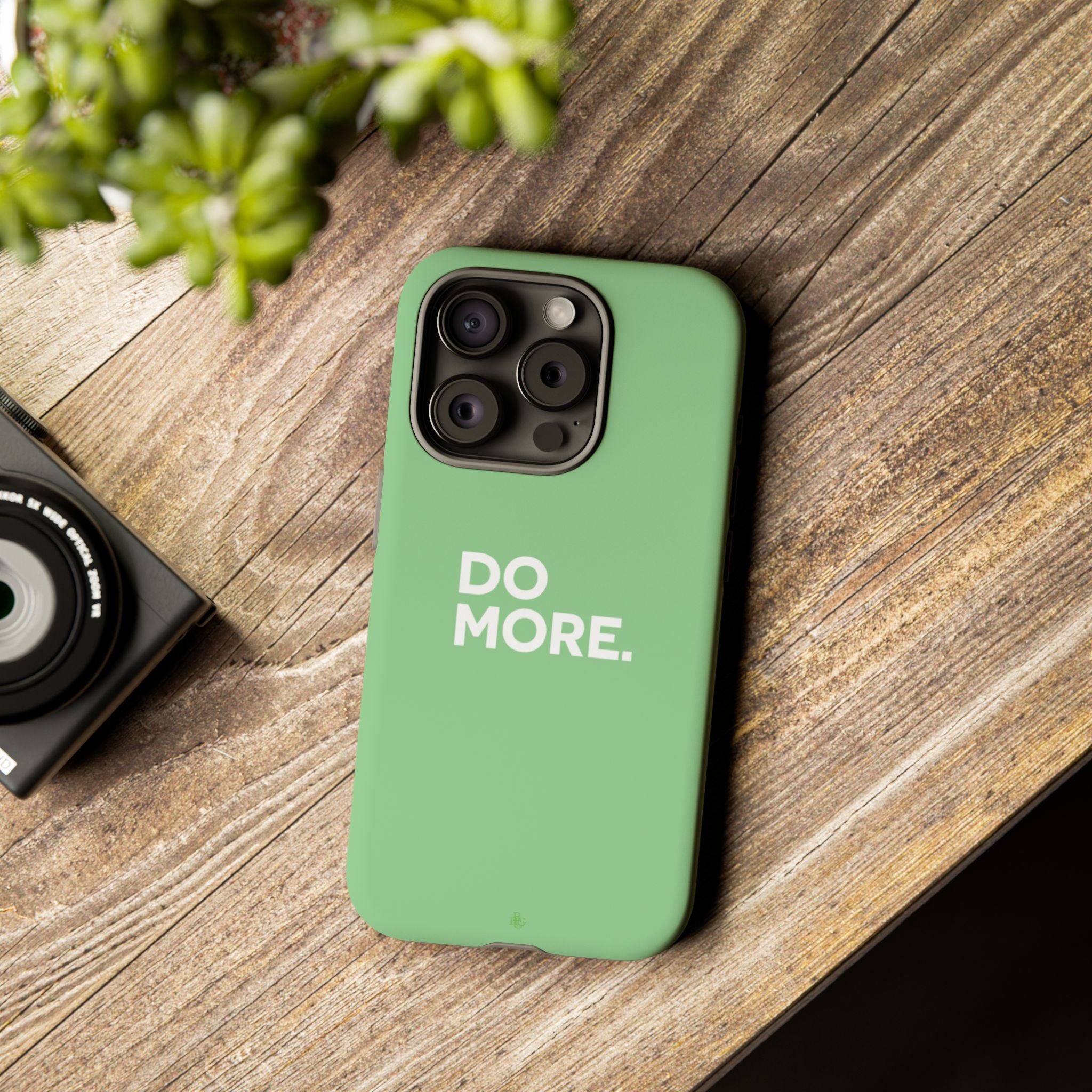 Do More Mint Green Tough Phone Case for iPhone, Galaxy,or Google Pixel