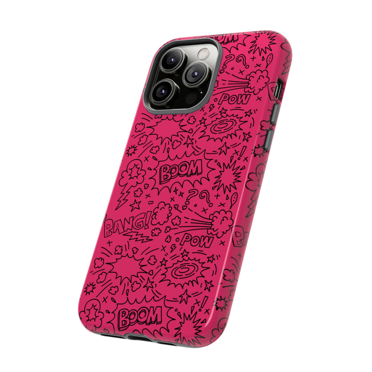 Boom Wow Tough Case for iPhone, Galaxy, or Google Pixel