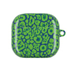 Blue and Green Leopard AirPod Cases