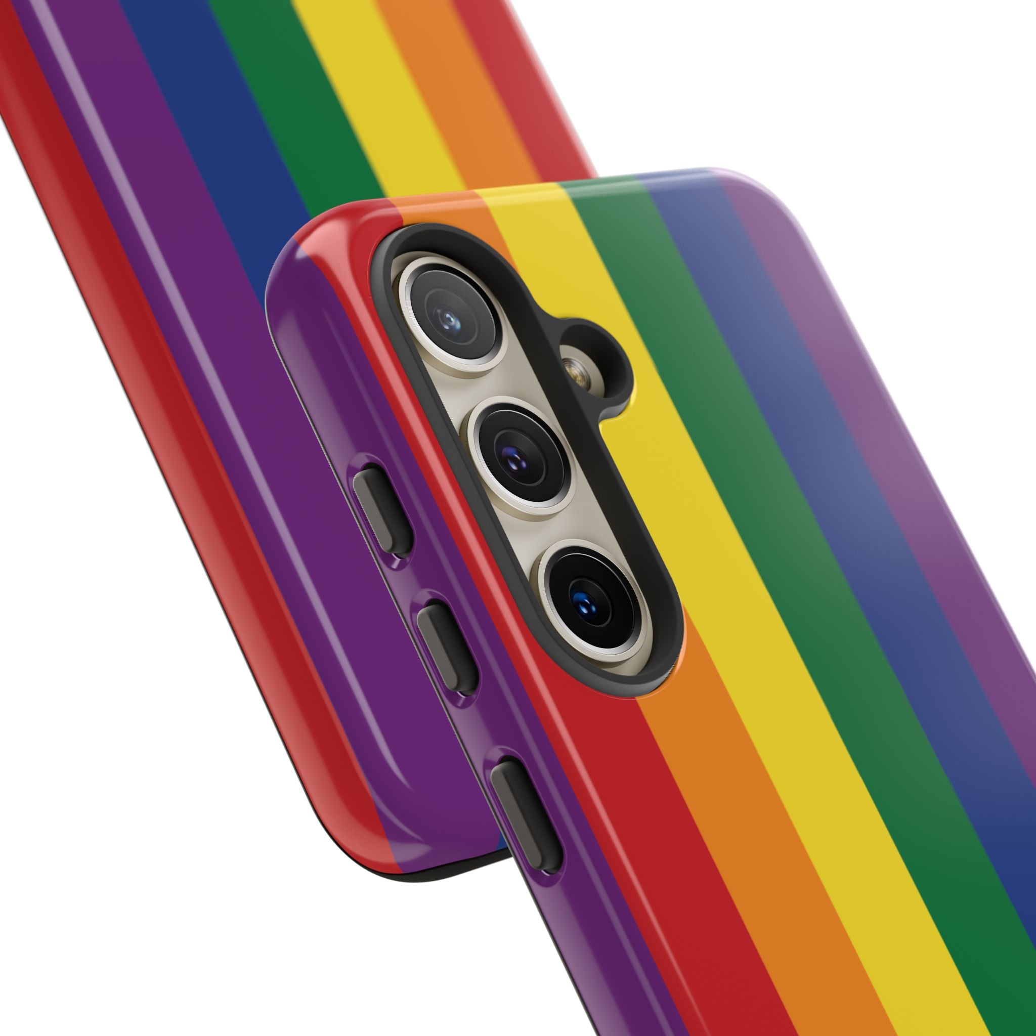 LGBTQ Rainbow Flag Tough Phone Case for iPhone, Galaxy, or Google Pixel