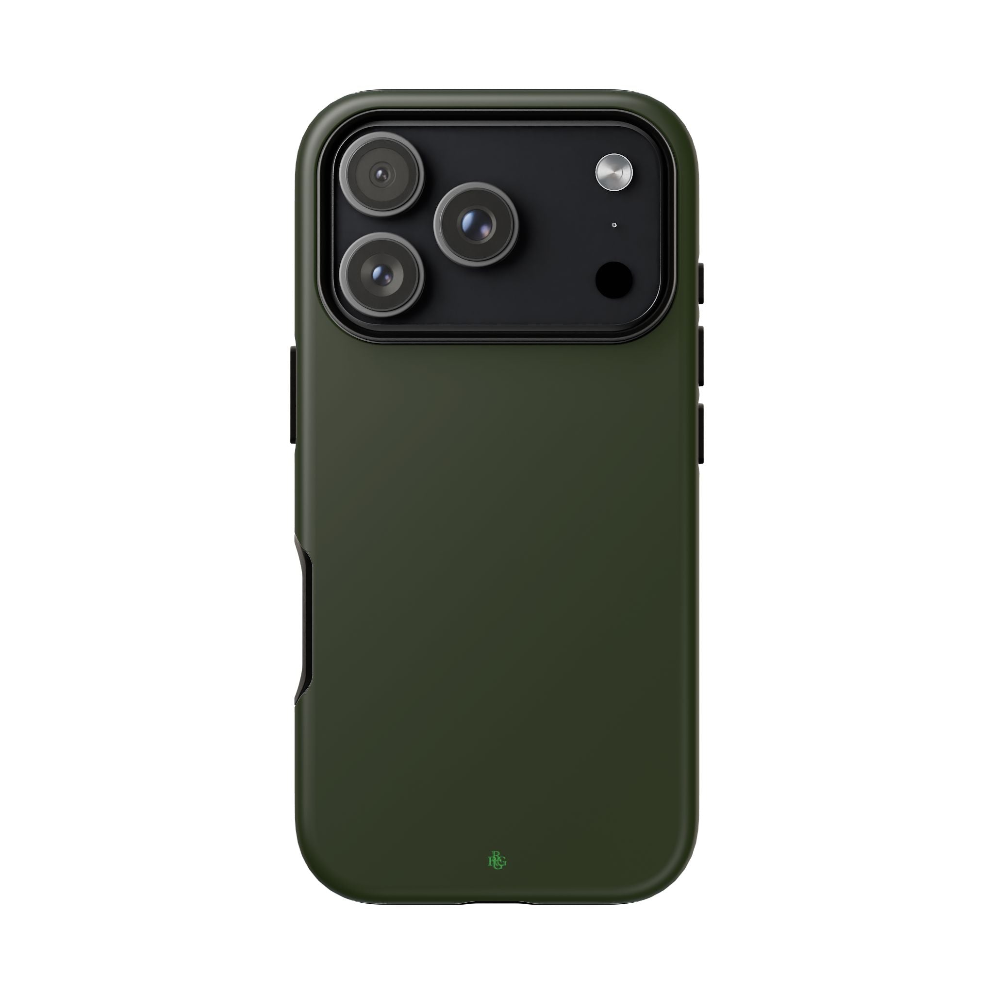 Olive Green Tough Phone Case for iPhone, Galaxy and Google Pixel