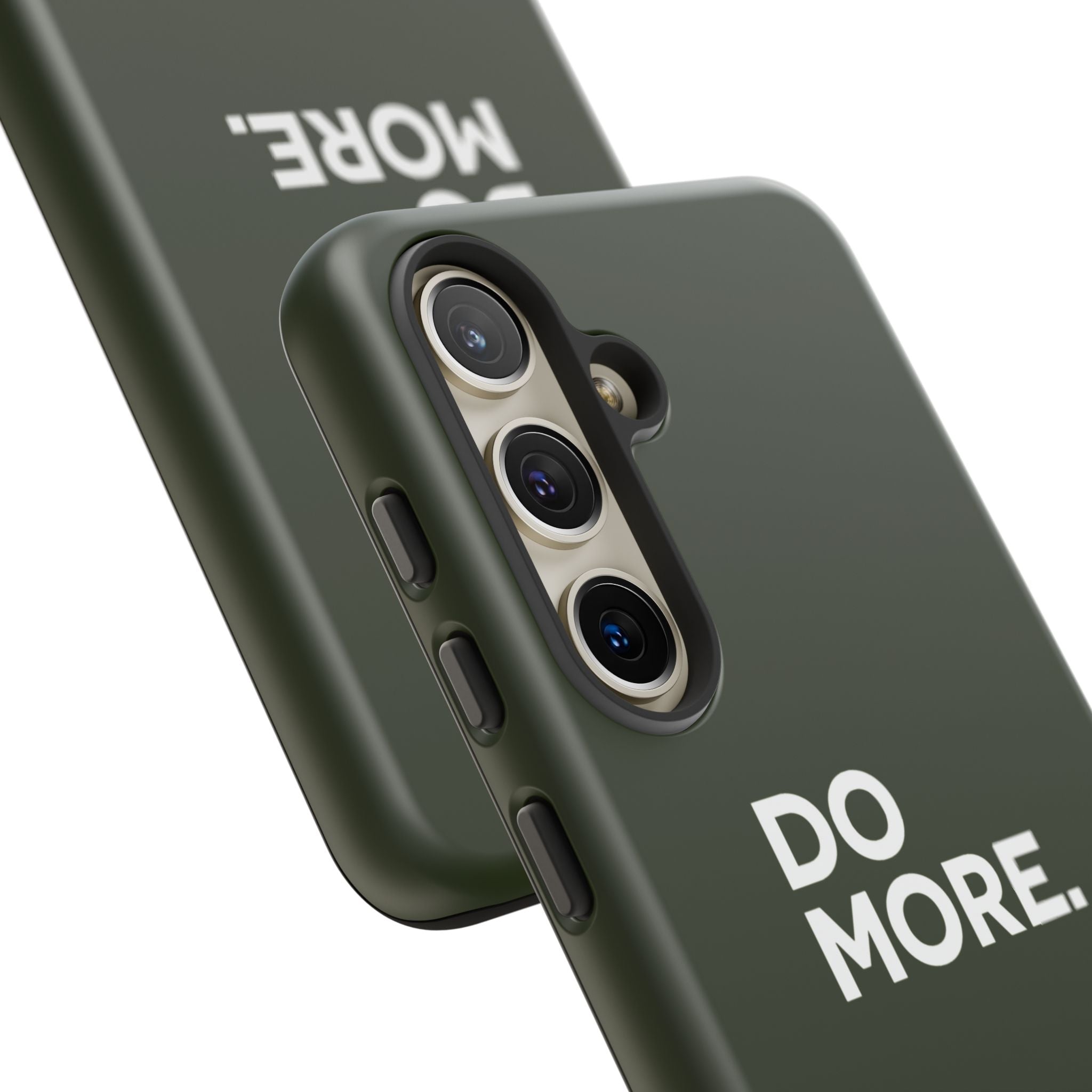 Olive Green Do More Tough Phone Case for iPhone, Galaxy, or Google Pixel