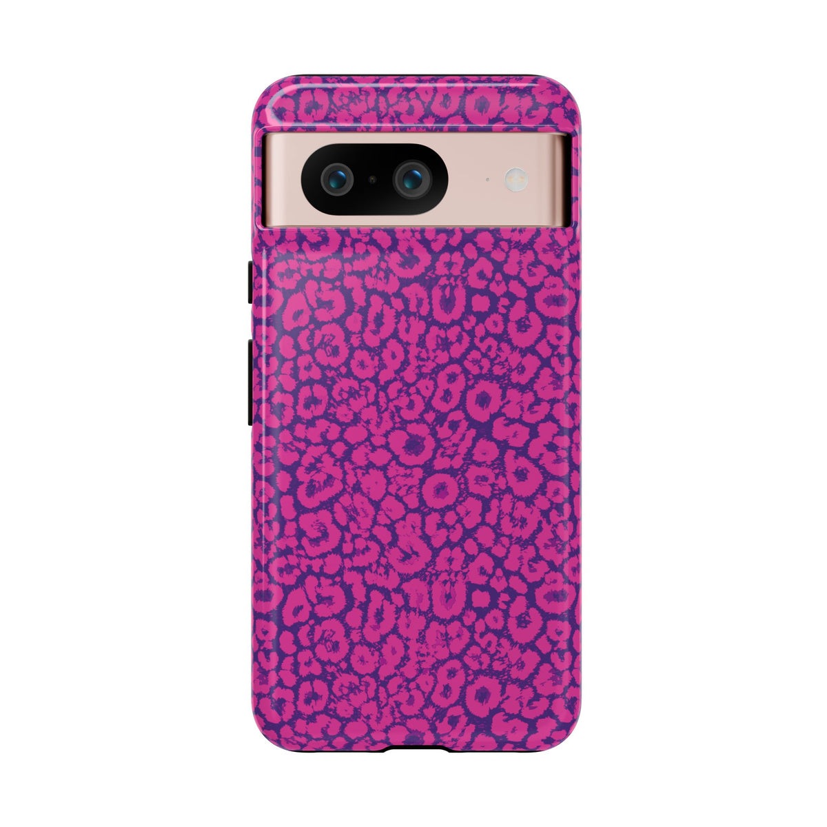Pink Purple Leopard Tough Phone Case iPhone, Galaxy and Google Pixel