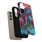 Neon Androgen Cactus Flower Tough Phone Case for iPhone, Galaxy, or Google Pixel