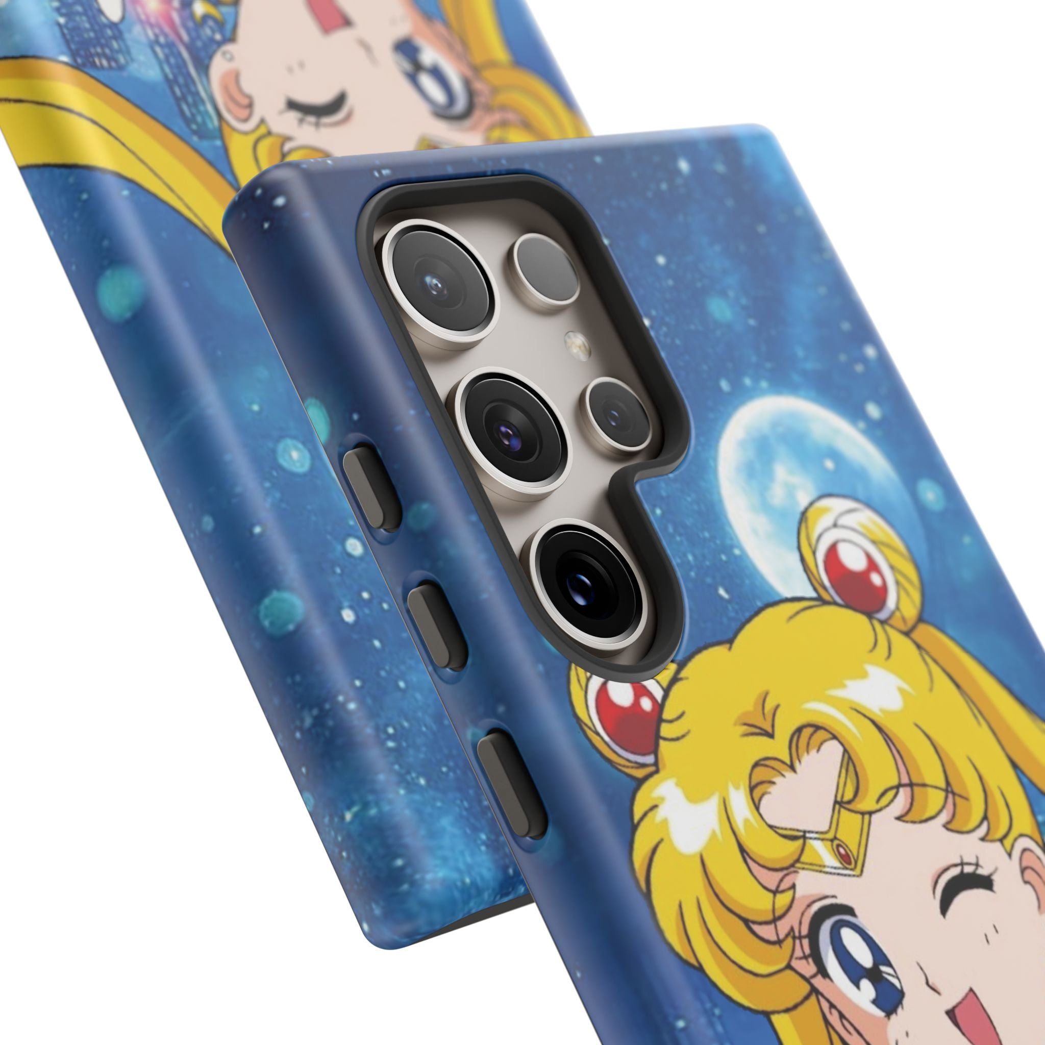 Blue S Moon Tough Case for iPhone, Galaxy, or Google Pixel