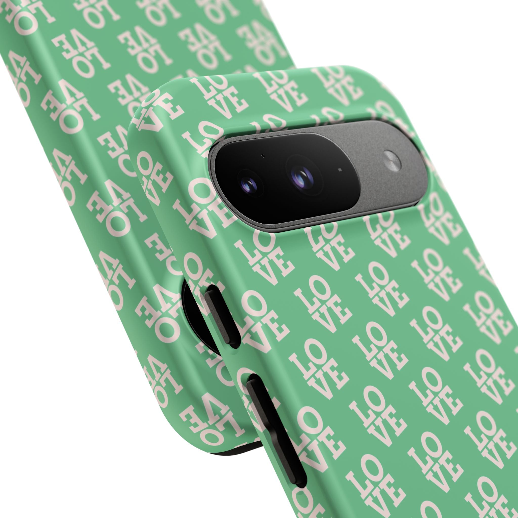 LOVE Aqua Tough Phone Case for iPhone, Galaxy, or Google Pixel