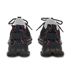 Neon Colorful Leopard Women's Mesh Sneakers