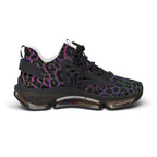 Neon Colorful Leopard Women's Mesh Sneakers
