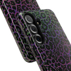 Colorful Leopard Tough Phone Case for iPhone, Galaxy, or Google Pixel
