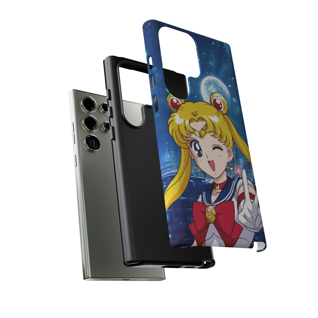 Blue S Moon Tough Case for iPhone, Galaxy, or Google Pixel