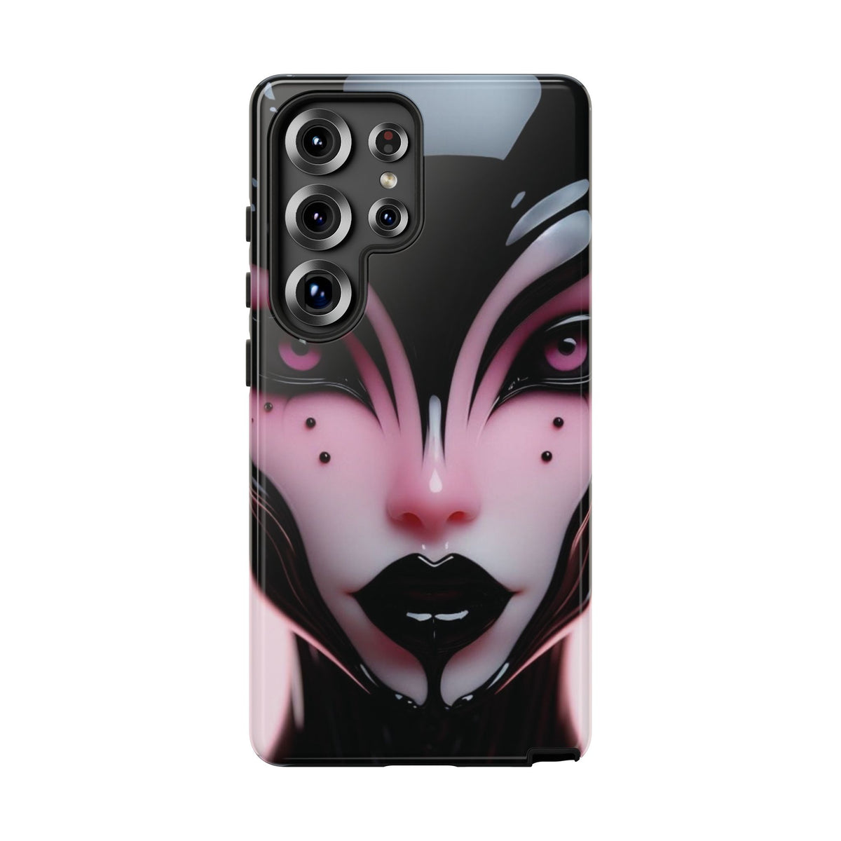 Pink Alien Tough Phone Case for iPhone, Galaxy, or Google Pixel