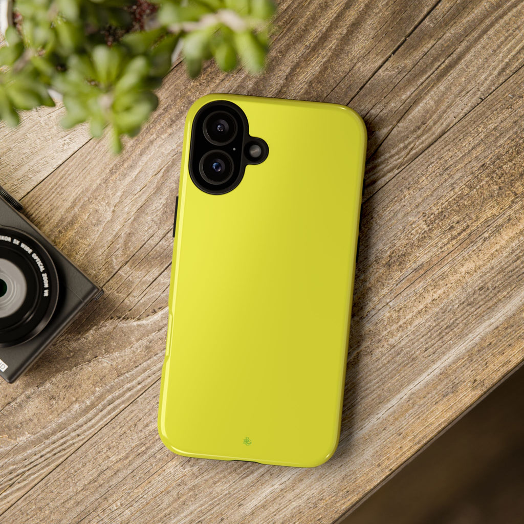 Yellow RG Tough Phone Case for iPhone, Galaxy, or Google Pixel