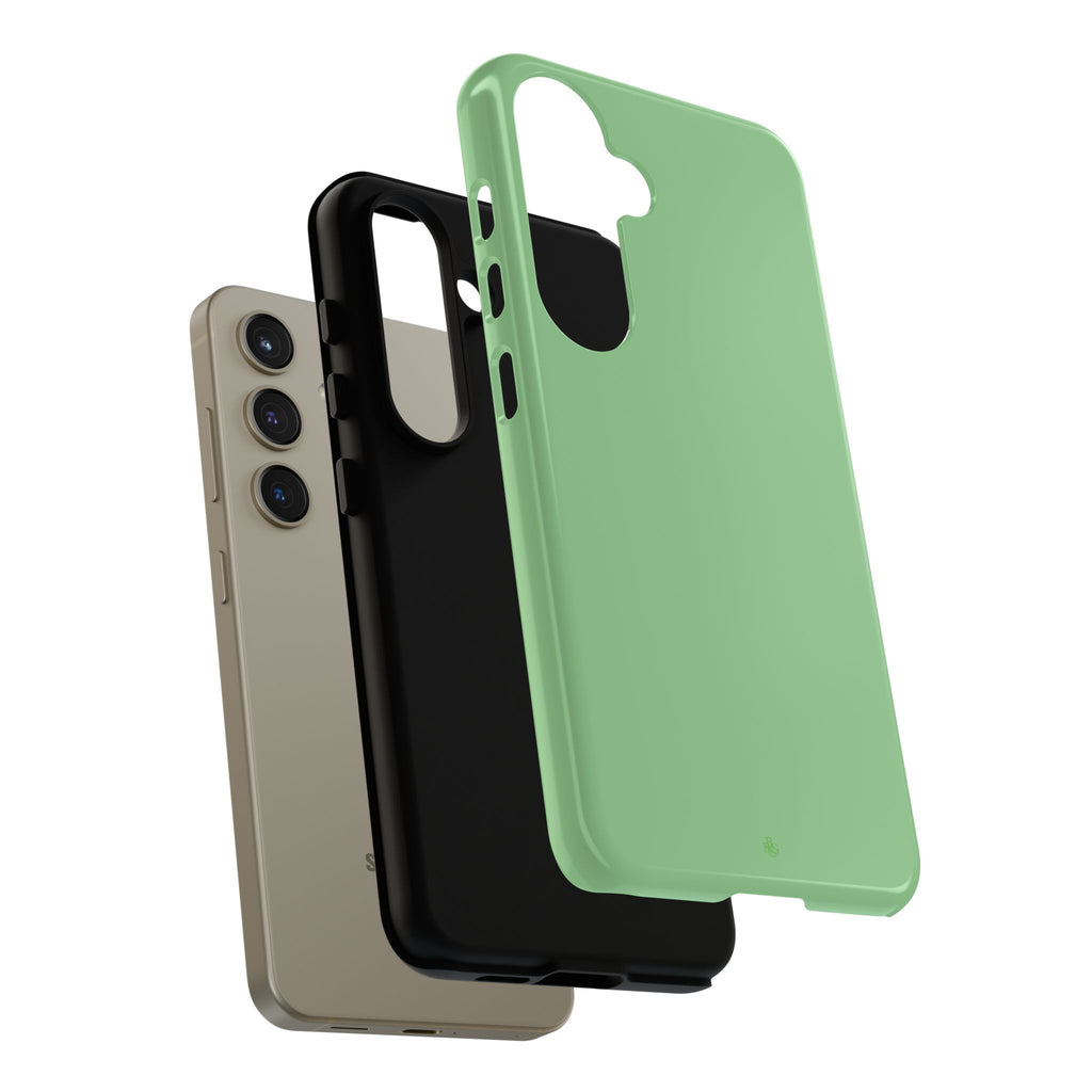Mint Green Tough Phone Case for iPhone, Galaxy, or Google Pixel