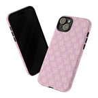 Pink 'LOVE' Pattern Tough Phone Case