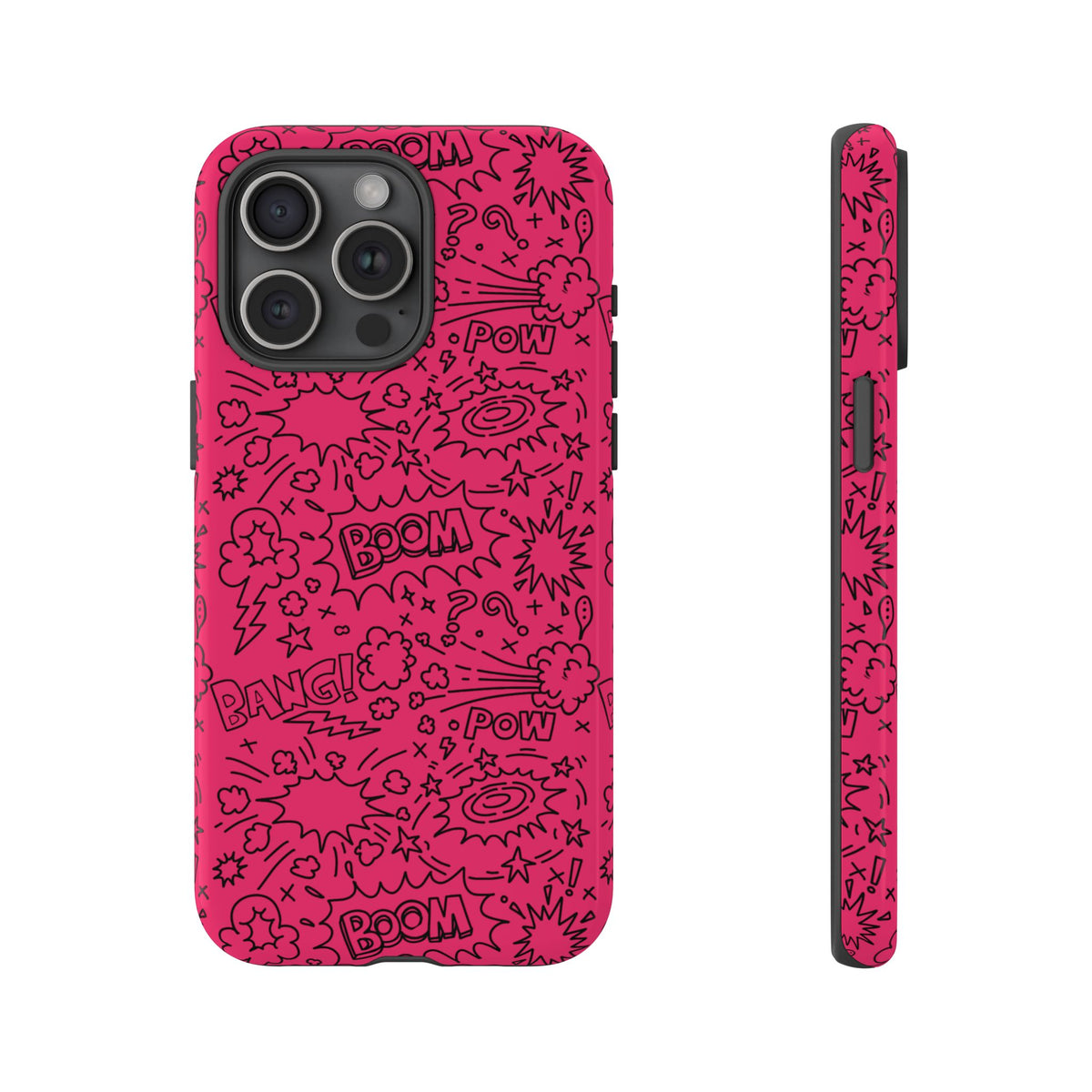 Boom Wow Tough Case for iPhone, Galaxy, or Google Pixel